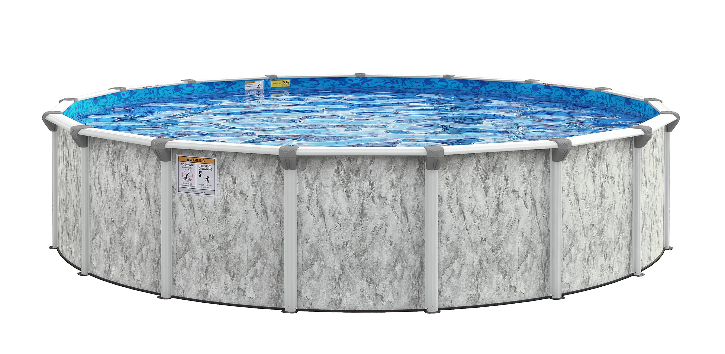 Ocean Current 54" Tall Resin Above Ground Pool Kit plus Starter Package - Image 8