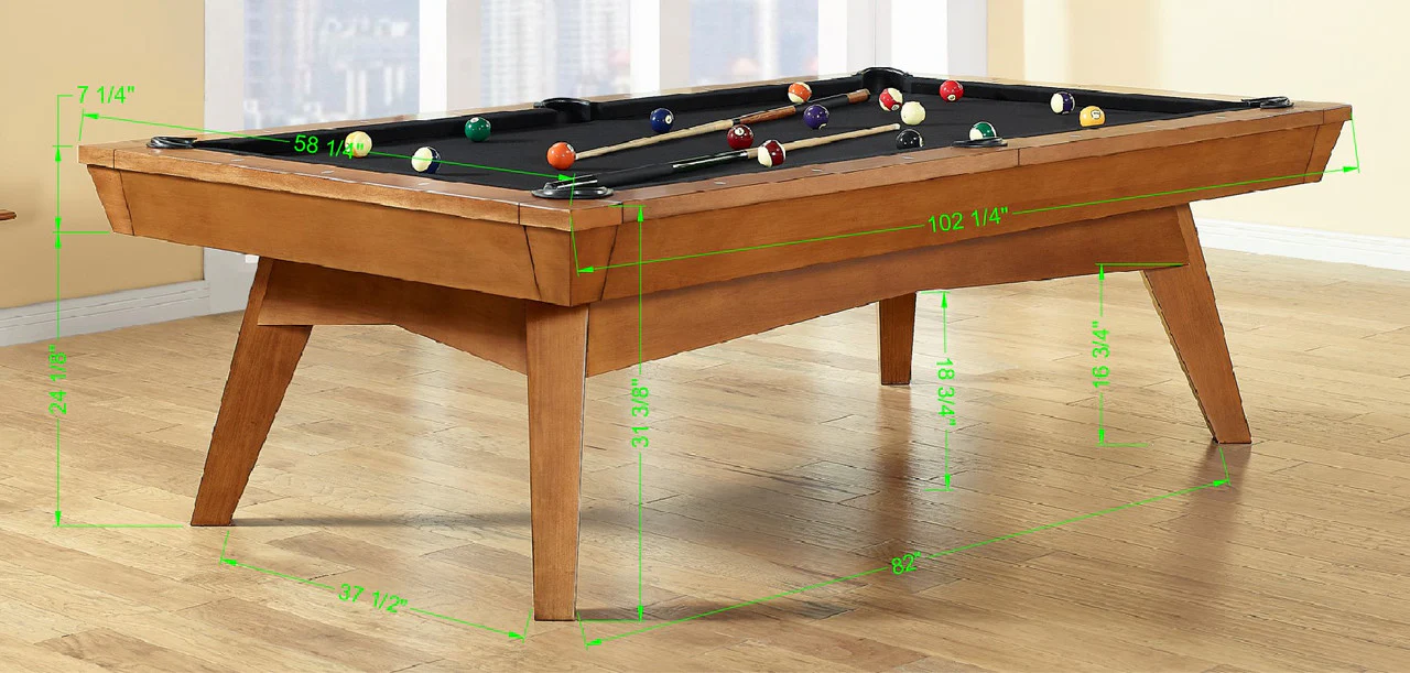 Copenhagen 8' Slate Pool Table - Image 2