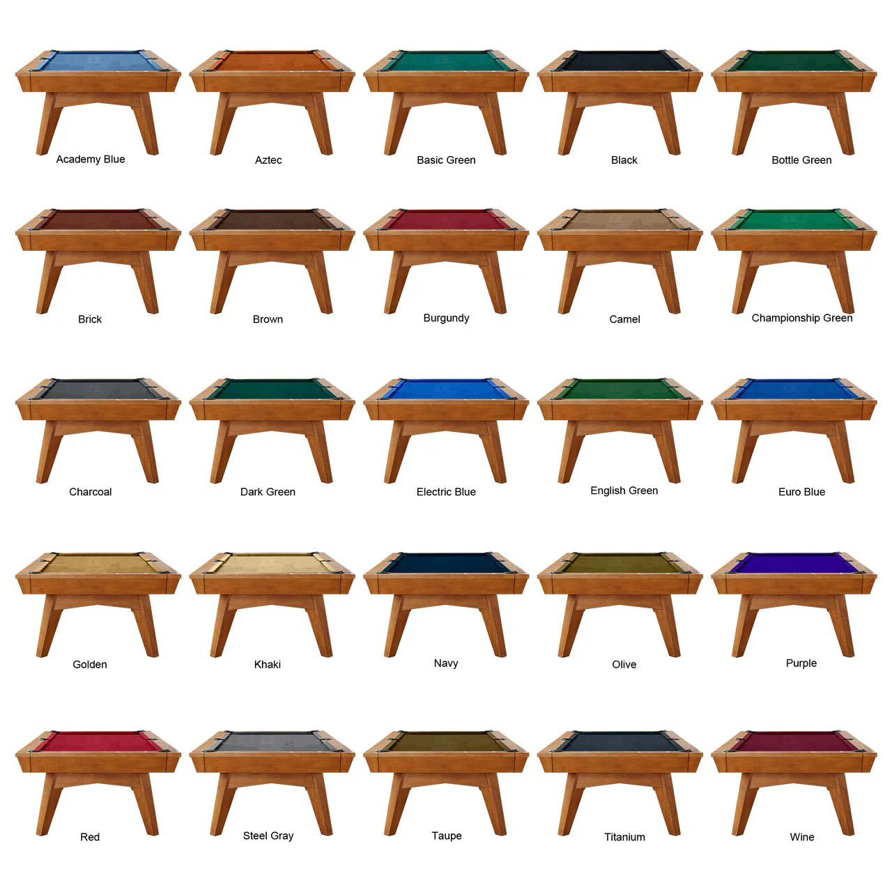 Copenhagen 8' Slate Pool Table - Image 5