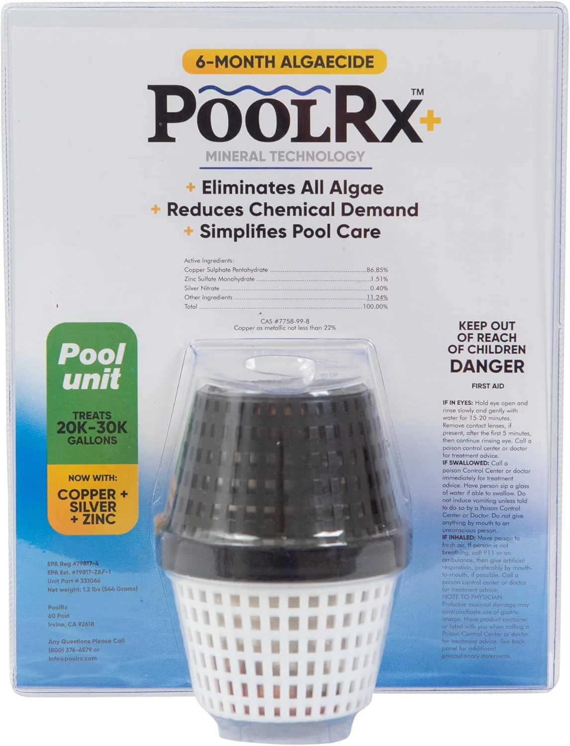 PoolRX+ Pool Ionizer Unit 7.5k-20k Gallons Pool Mineral Purification System - Image 8