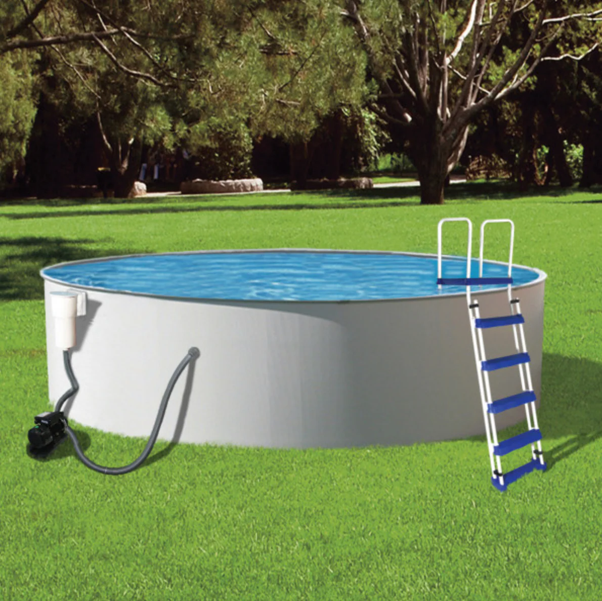 Presto 52-in Deep Steel Wall Round Swimming Pool Package - Image 2