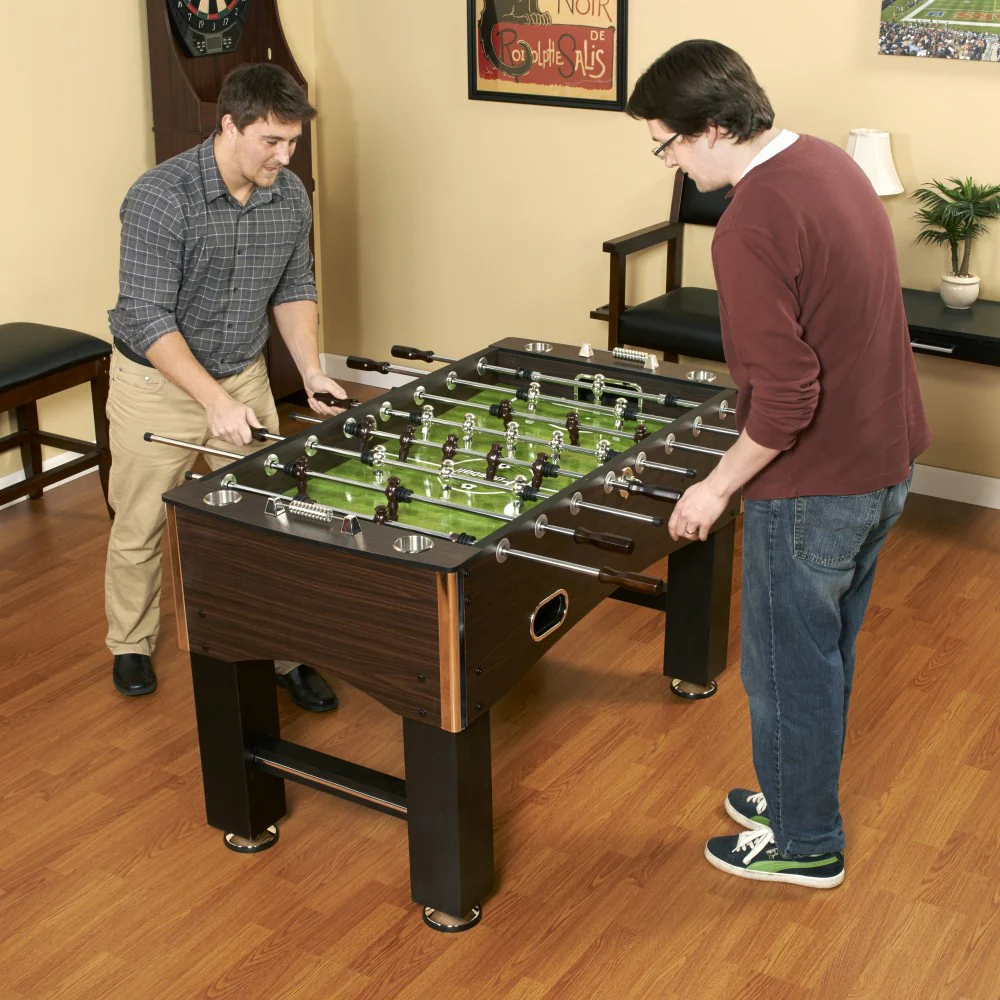 Primo Espresso 56" Deluxe Foosball Soccer Game Room Table - Image 5