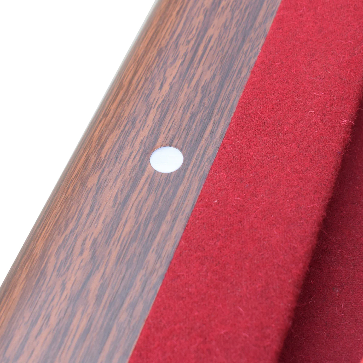 Renegade II 54" Bumper Pool Table - Walnut Finish with Red Felt - Image 13