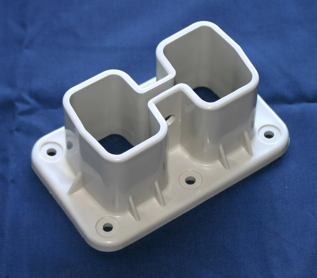 Replacement Ladder Parts - Pair of Rear Flanges for Vinyl Works Deck Ladder