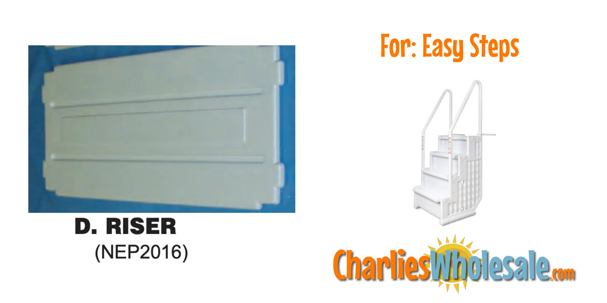 Replacement Part NEP2016 Riser for In Pool Step