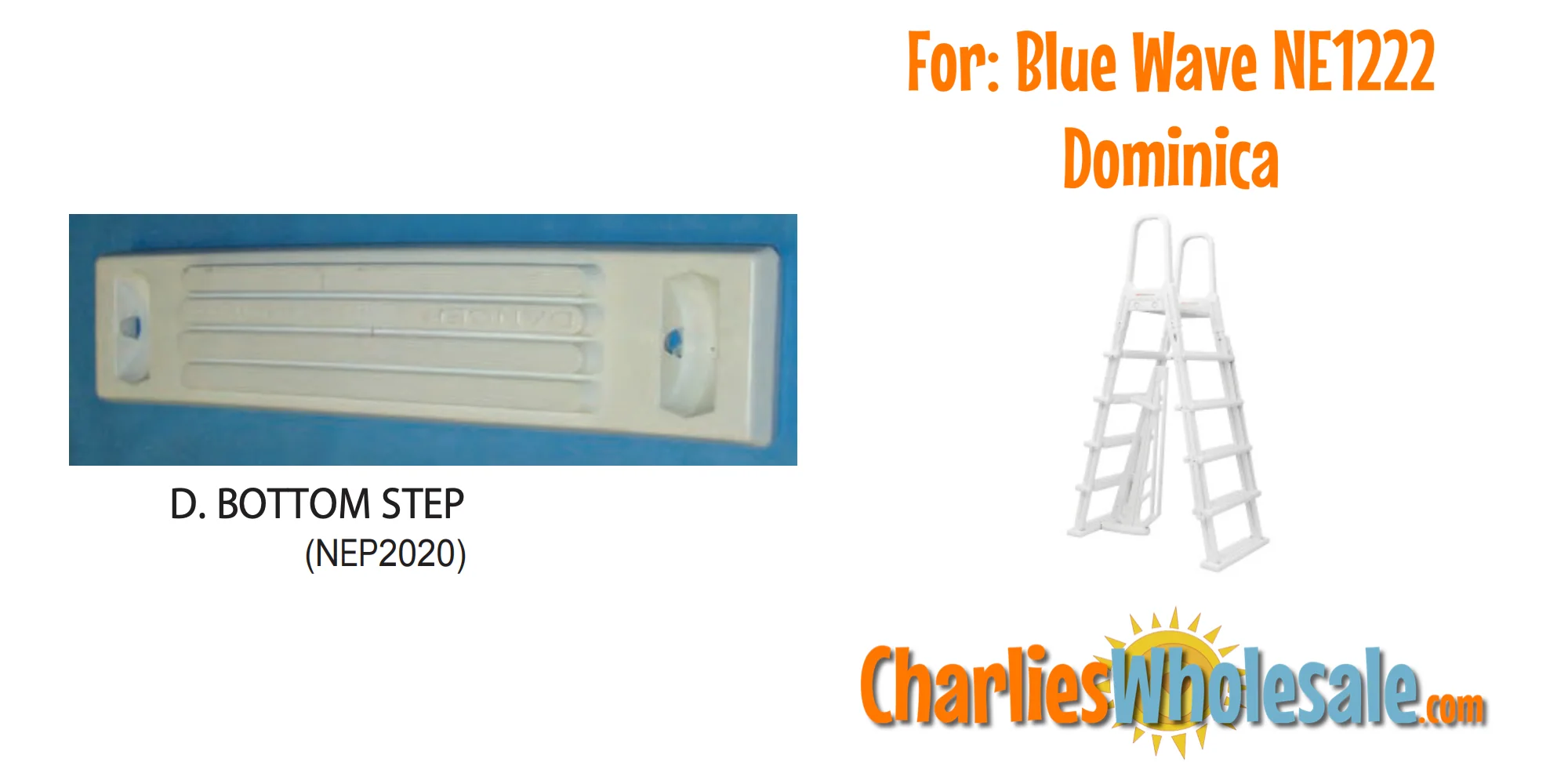 Replacement Part NEP2020 Bottom Step AC BTSTEP