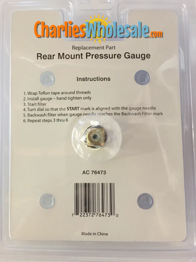 Replacement Part AC 76473 NEP4022 NEP6356 Rear Mount Pressure Gauge - Image 2