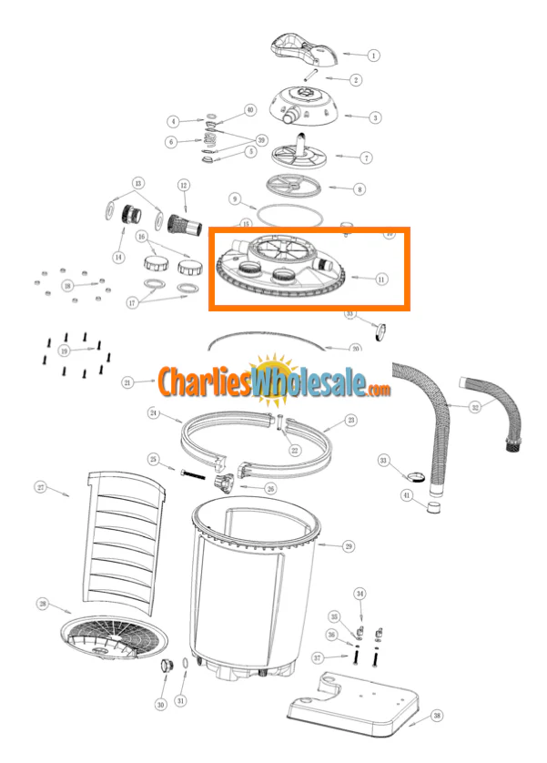 DISCONTINUED Replacement Part NEP4283 Tank Cover