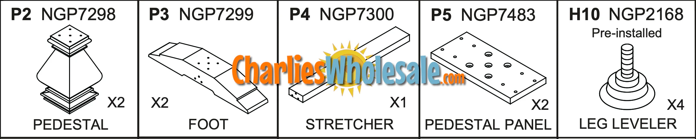 Replacement Part NG5021B Box B