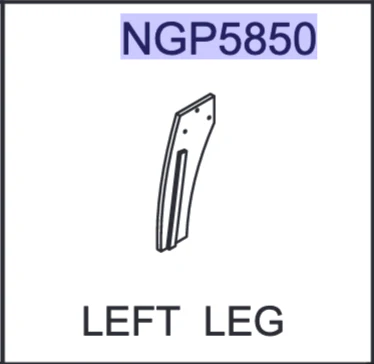 Replacement Part NGP5850 Left Leg