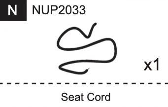 Replacement Part NUP2033 Seat Cord