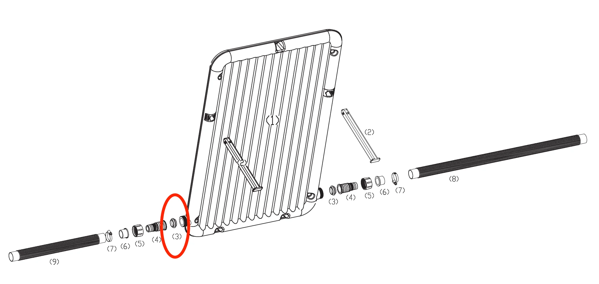 Replacement Part NUP4063 Flat Gasket
