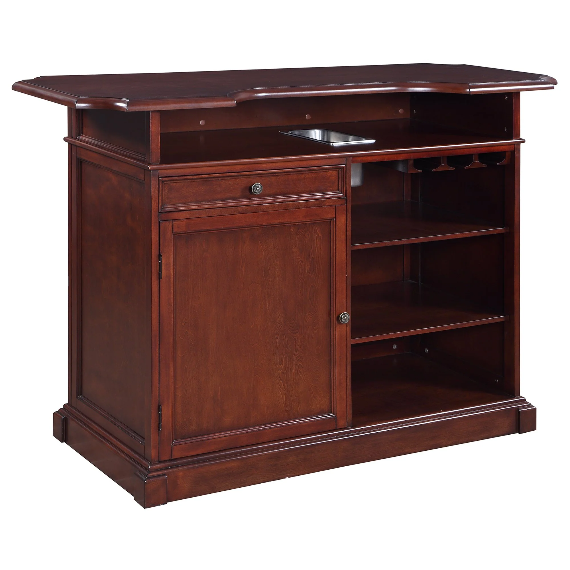Ridgeline 5-ft Home Bar Set with Storage - Image 3
