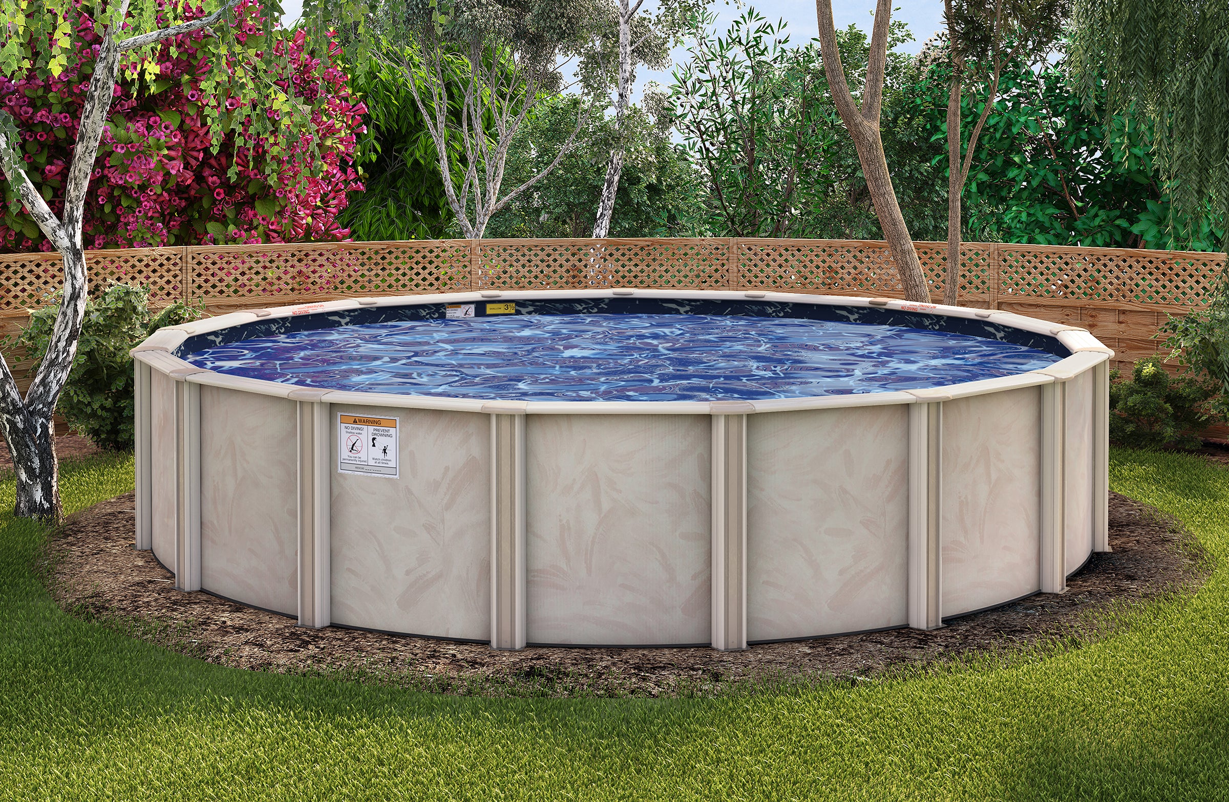 Rio Grande 52" or 54" Tall Steel Above Ground Pool Kit plus Starter Package - Image 5