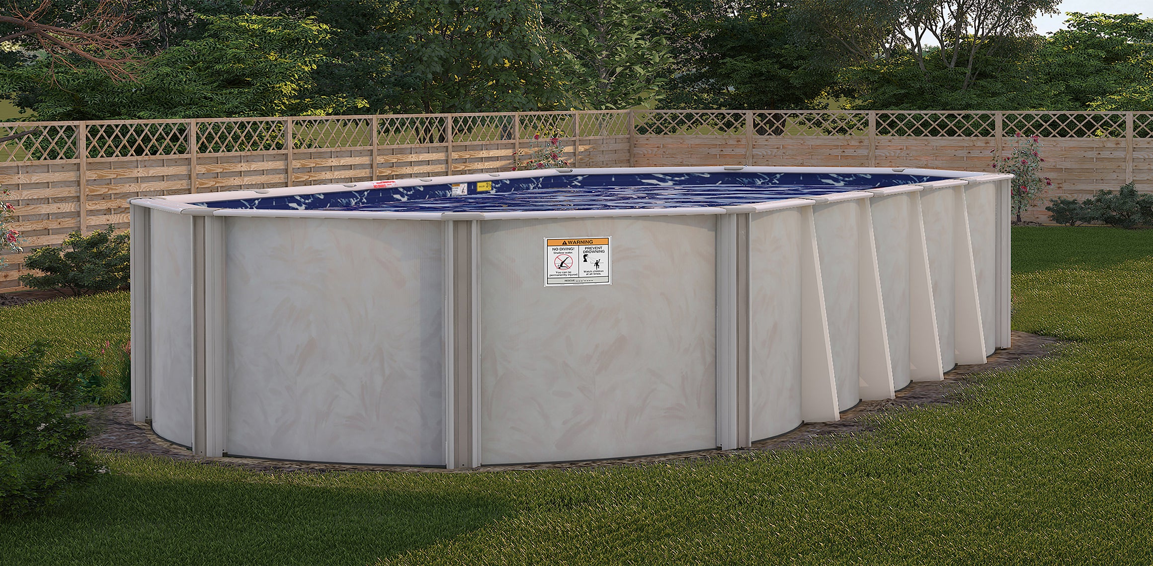 Rio Grande 52" or 54" Tall Steel Above Ground Pool Kit plus Starter Package - Image 6
