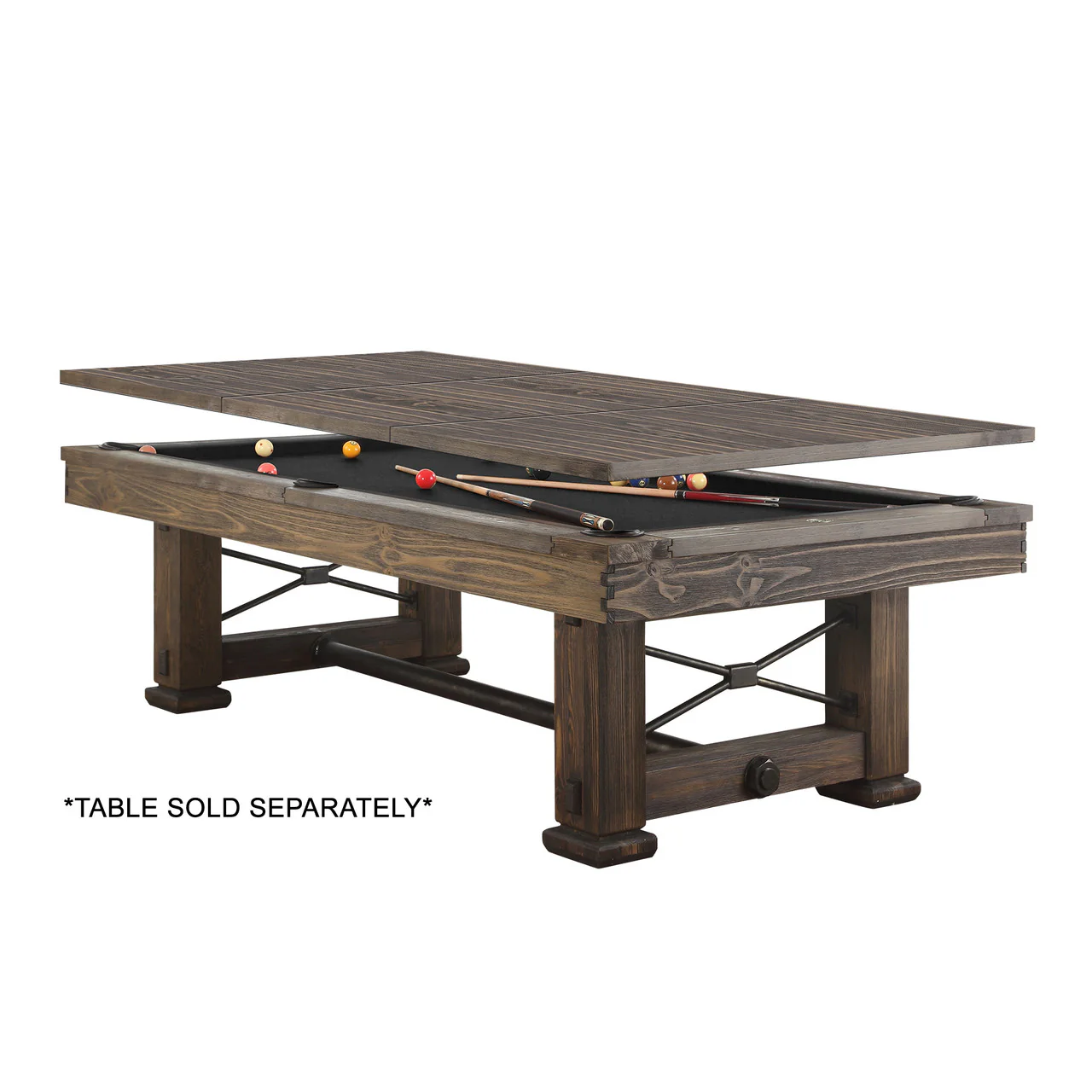 Rio Grande 7' and 8' Slate Pool Table - Image 11