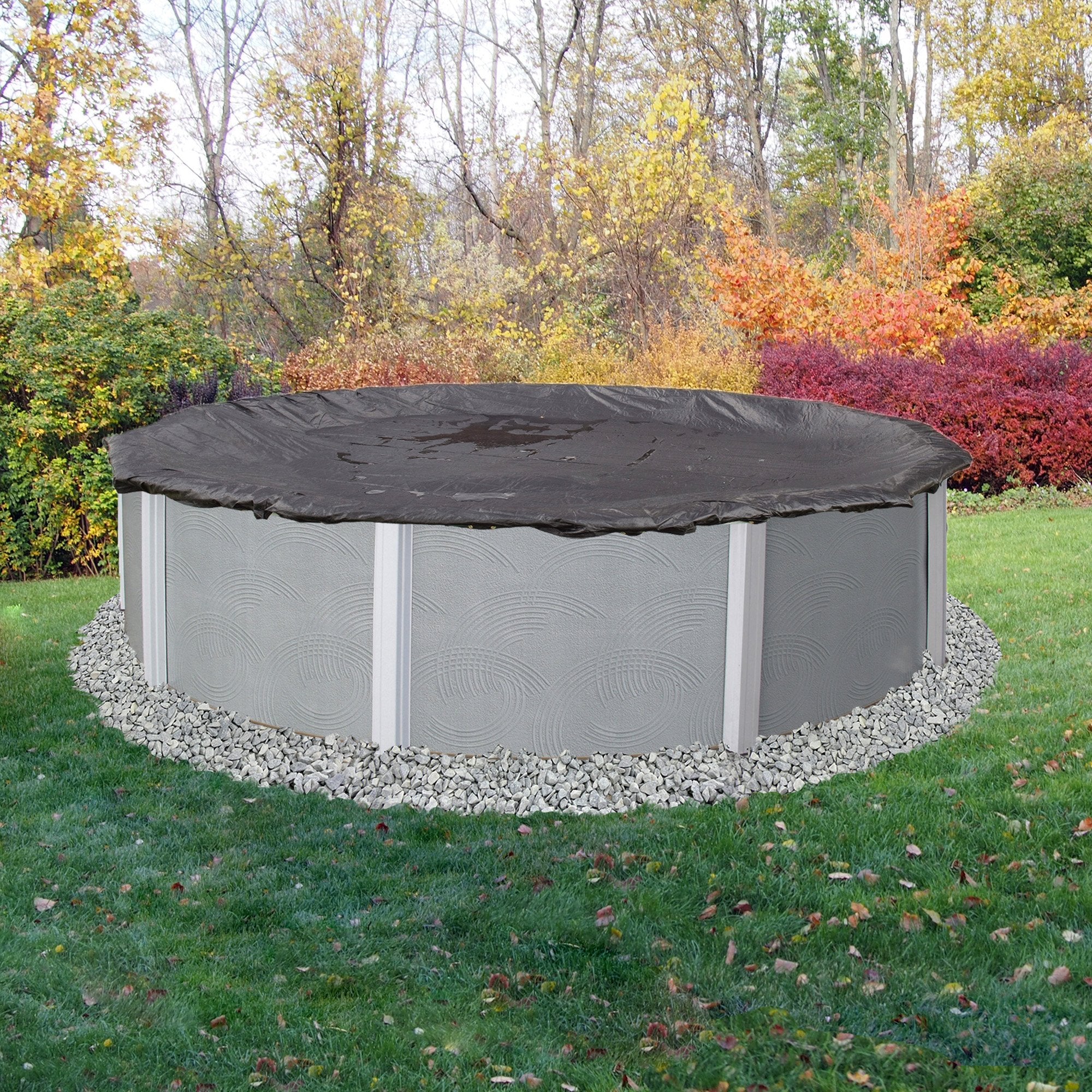 Rugged Mesh Above Ground Pool Winter Cover - Image 2