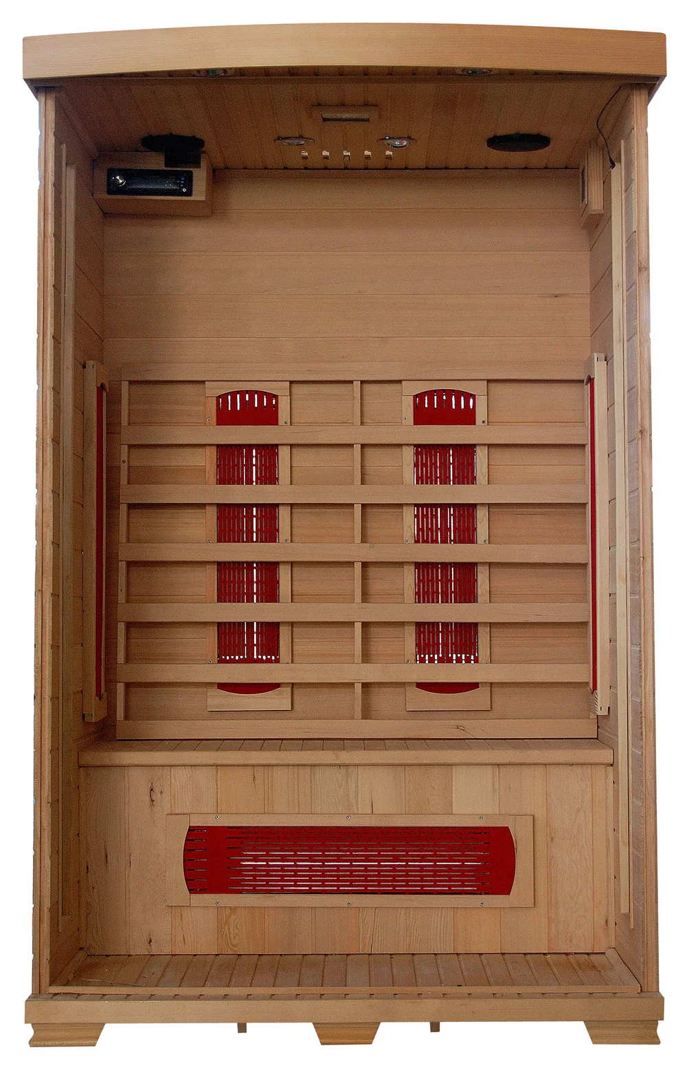 Sahara 2 Person Hemlock FAR Infrared Sauna Room with 5 Ceramic Heaters - Image 2