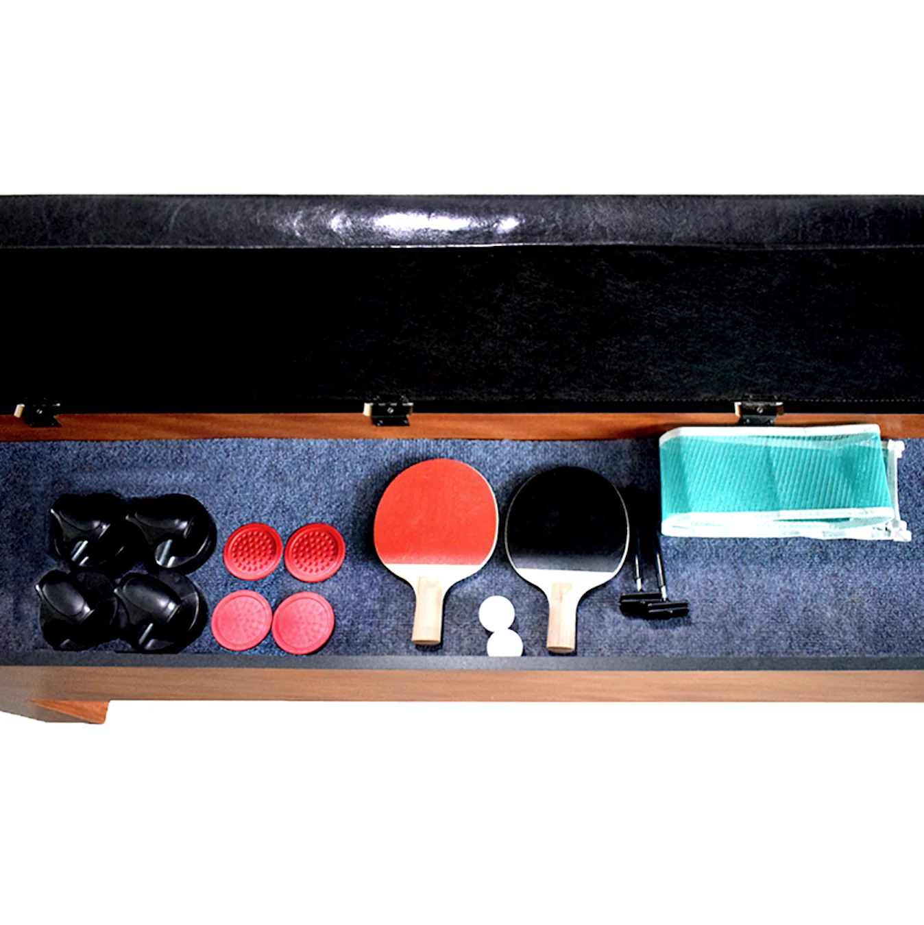 Sherwood 7' Air Hockey + Table Tennis + Dining Combo Set - Image 10