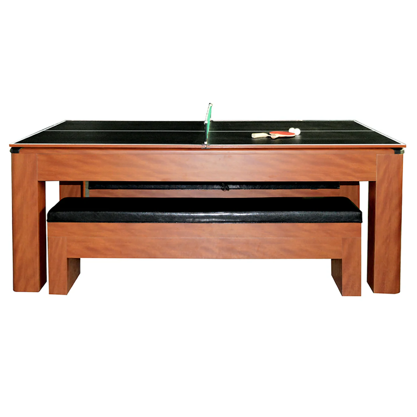 Sherwood 7' Air Hockey + Table Tennis + Dining Combo Set - Image 12