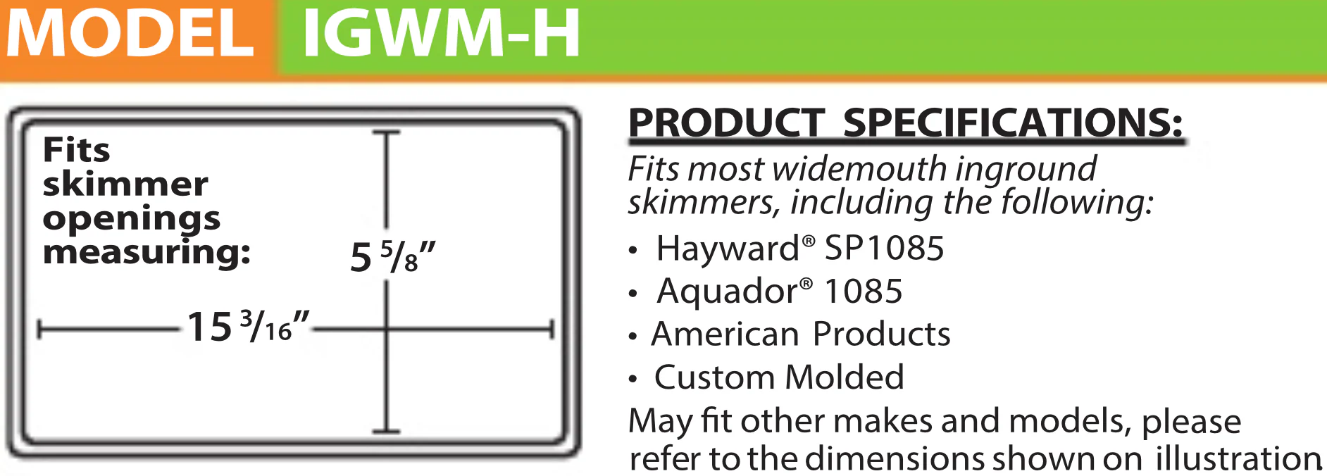 SimPoolTec Rovaseal Winter Pool Skimmer Plug for Winterizing Swimming Pools - Image 7