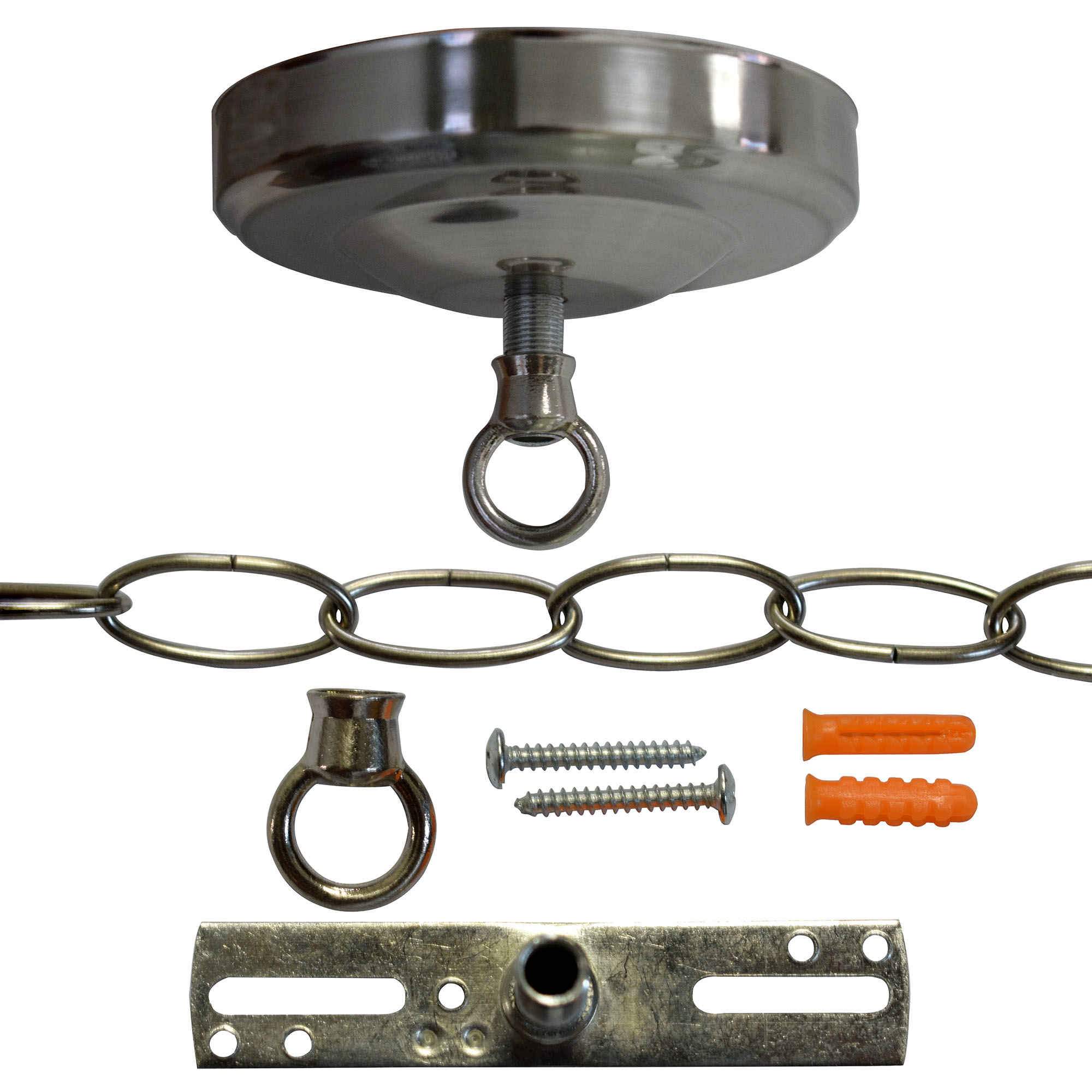 Soft Brushed Stainless Steel 3-Shade Billiard Light - Image 8
