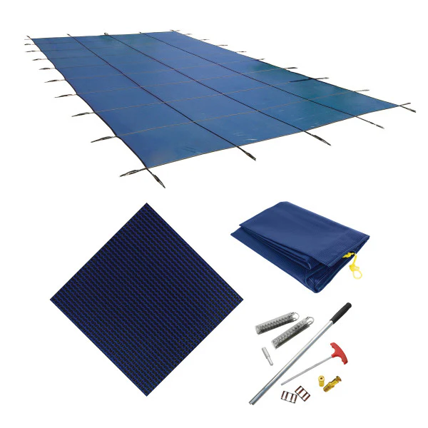 Solid Rectangle In-Ground Swimming Pool Safety Covers by Arctic Armor - Image 6