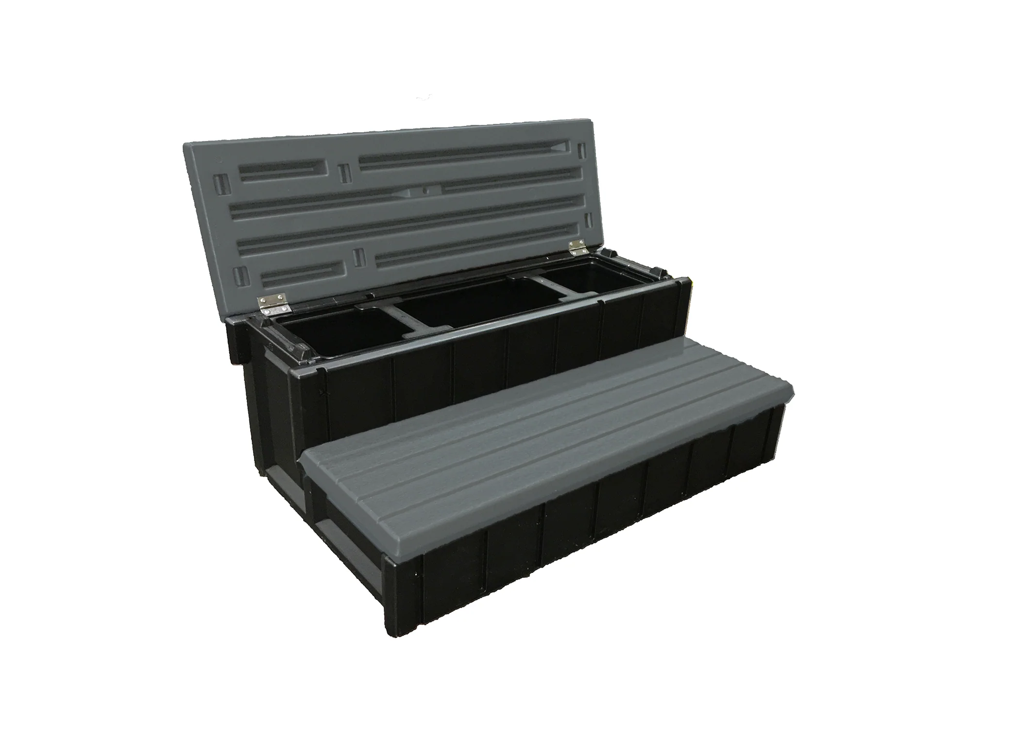 Confer Plastics 36" Spa Steps with Convenient Large Storage Compartment - Image 6