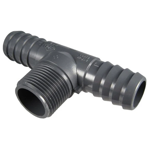 Spears Schedule 40 Gray PVC Pool Plumbing Tube Fittings Tee / Ell / Coupling - Image 8