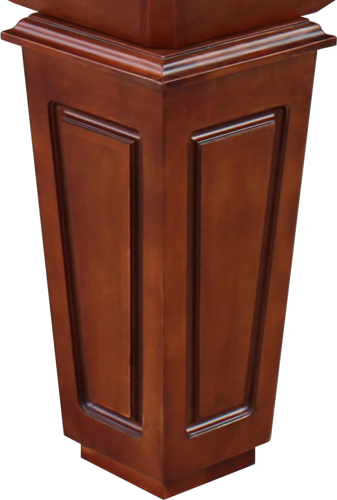 St. Lawrence 8' Slate Pool Table w/ Leather Drop Pockets - Image 7