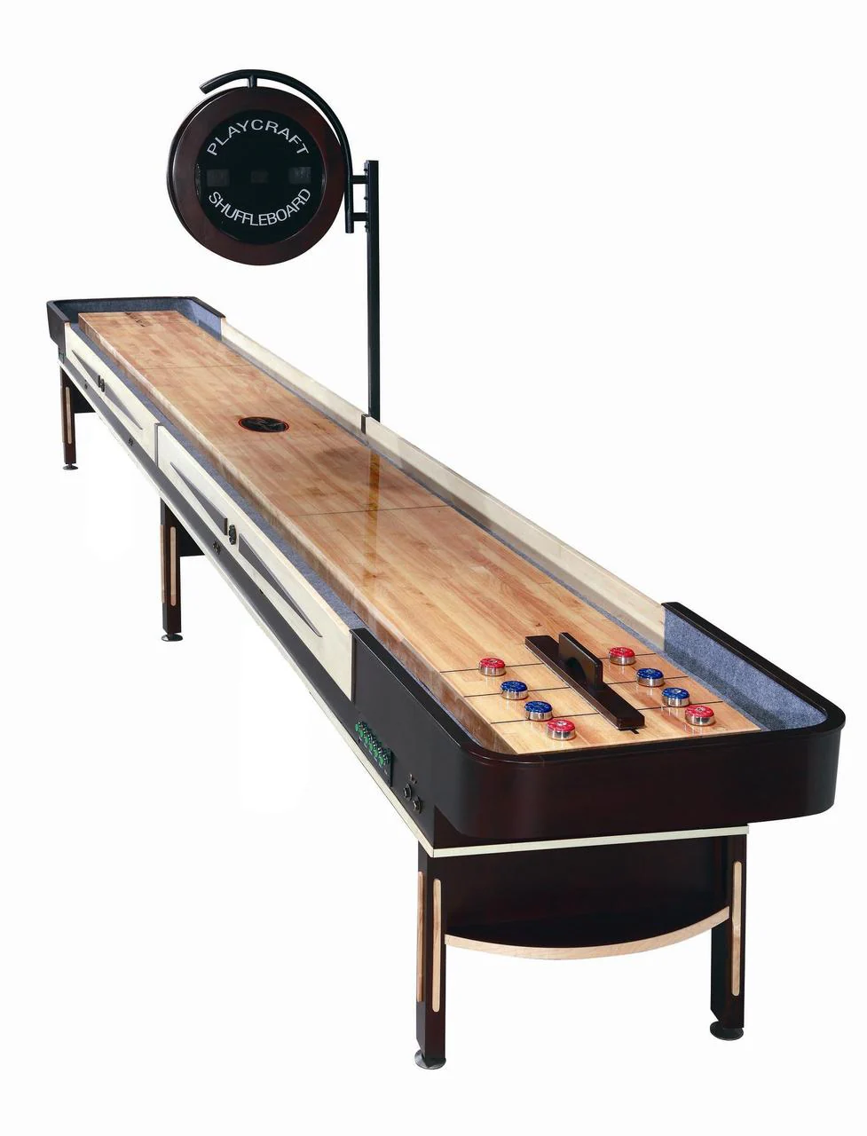 Telluride Shuffleboard Table with 24" Overhead Scorer - 12' 14' 16' 18' 22' Sizes - Image 14
