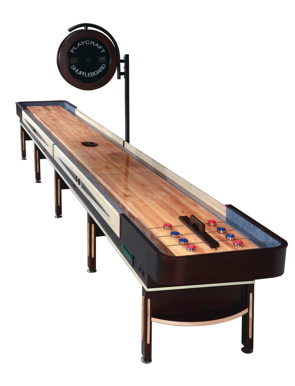 Telluride Shuffleboard Table with 24" Overhead Scorer - 12' 14' 16' 18' 22' Sizes - Image 6