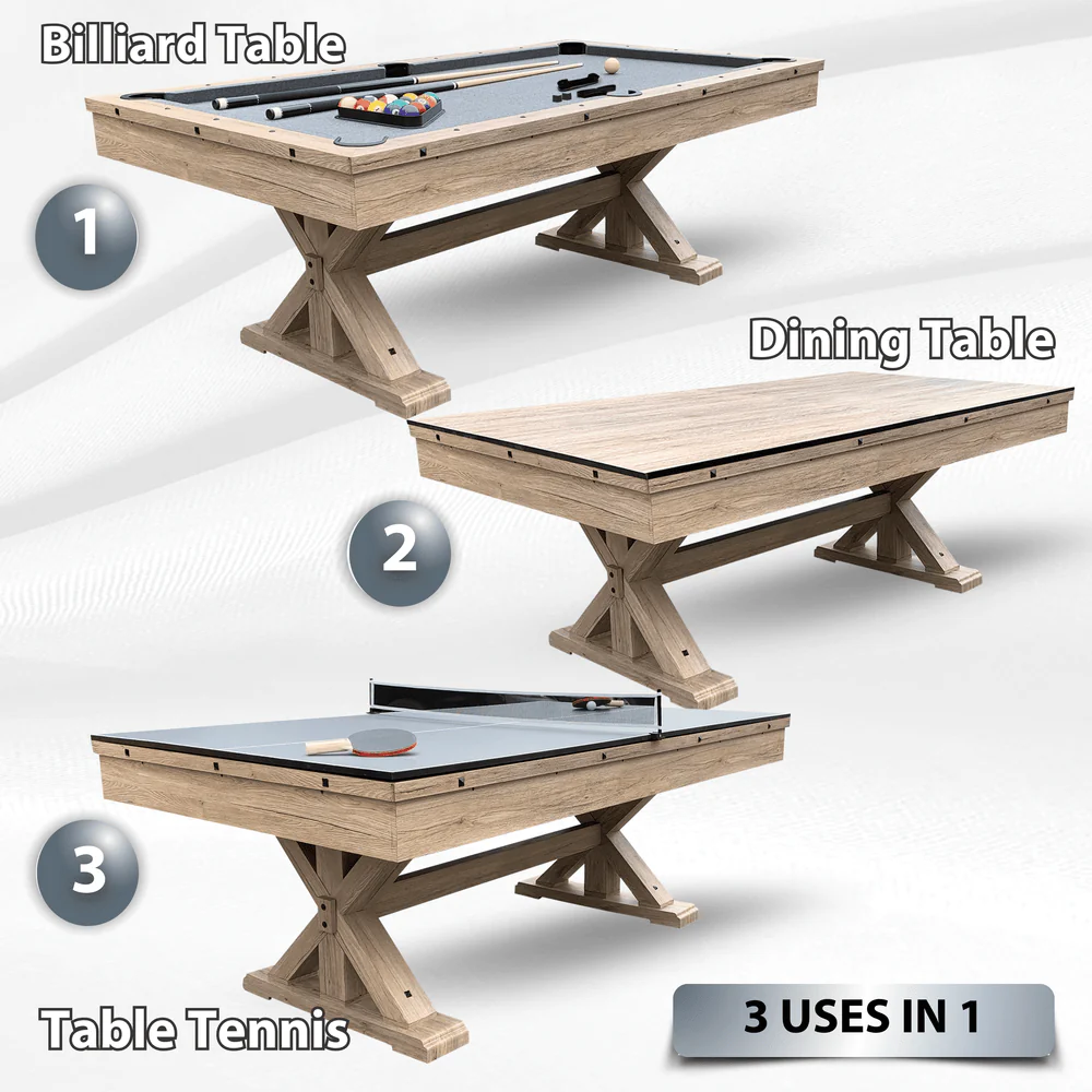 The Rockford 7' Multi-Game Billiards Table - Image 3