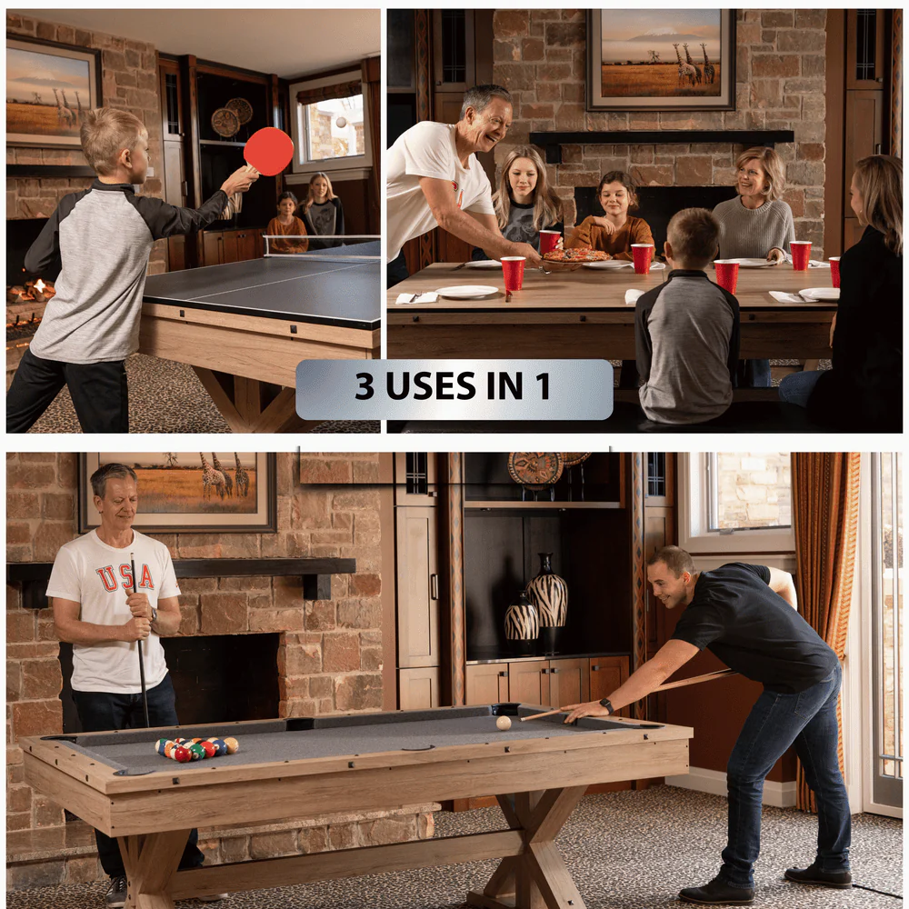 The Rockford 7' Multi-Game Billiards Table - Image 5