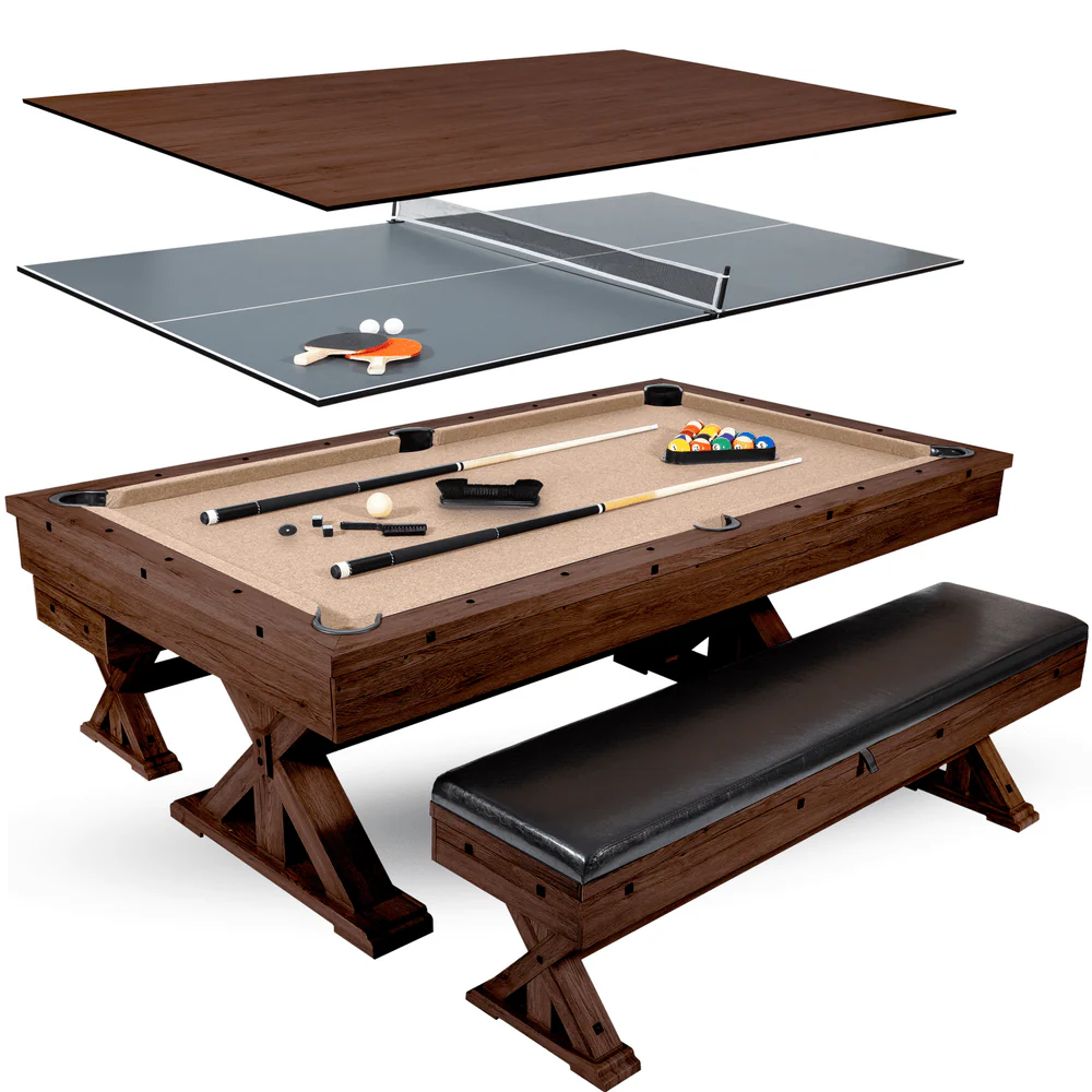 The Rockford 7' Multi-Game Billiards Table - Image 7