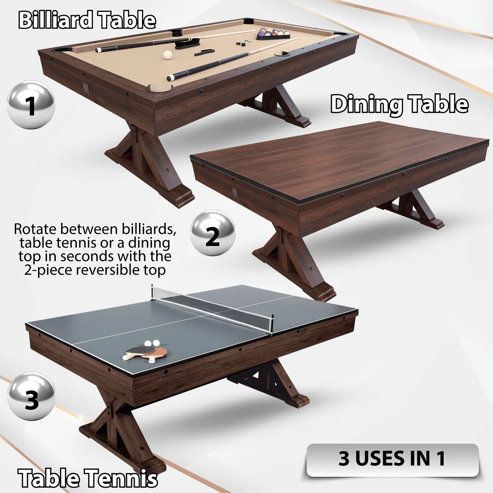 The Rockford 7' Multi-Game Billiards Table - Image 8