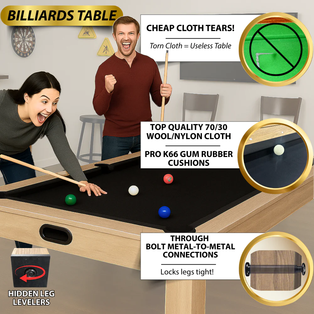 The Transformer 7 ft 4-in-1 Multi-Game Table - Image 3