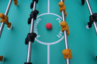 Tournament Foosball Table in Cherry - Commercial Grade - Image 4