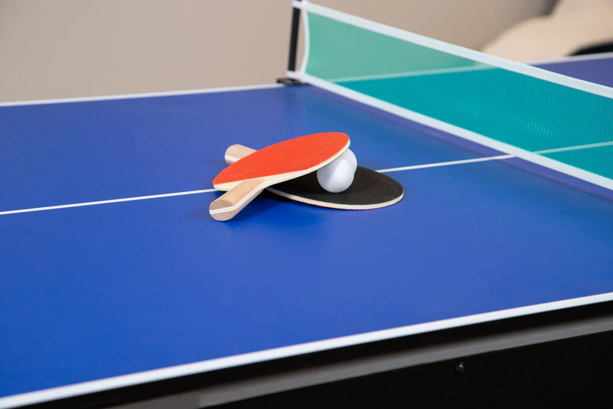 Triple Threat 6' 3-in-1 Combo Game Table w/ Billiards, Ping Pong and Air Hockey - Image 11