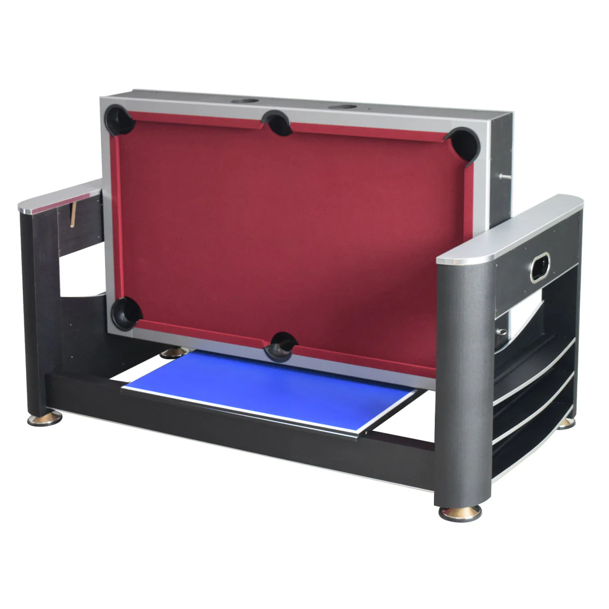 Triple Threat 6' 3-in-1 Combo Game Table w/ Billiards, Ping Pong and Air Hockey - Image 5
