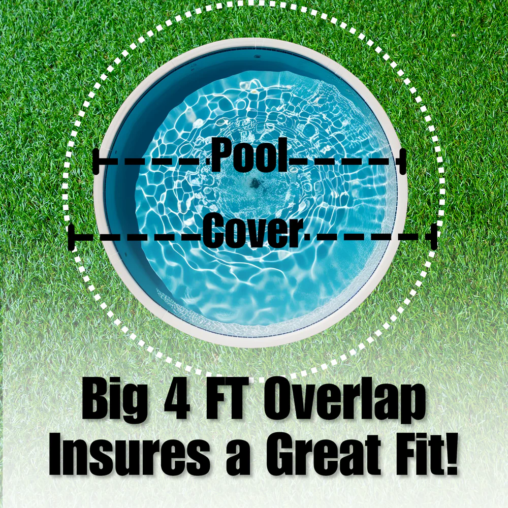 Unrippable Above Ground Swimming Pool Tarp Winter Cover Round or Oval - Image 4
