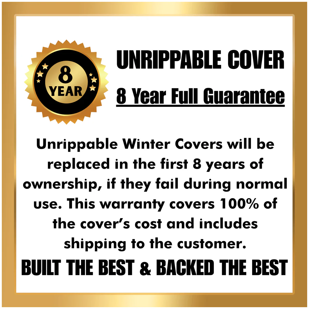 Unrippable Above Ground Swimming Pool Tarp Winter Cover Round or Oval - Image 5