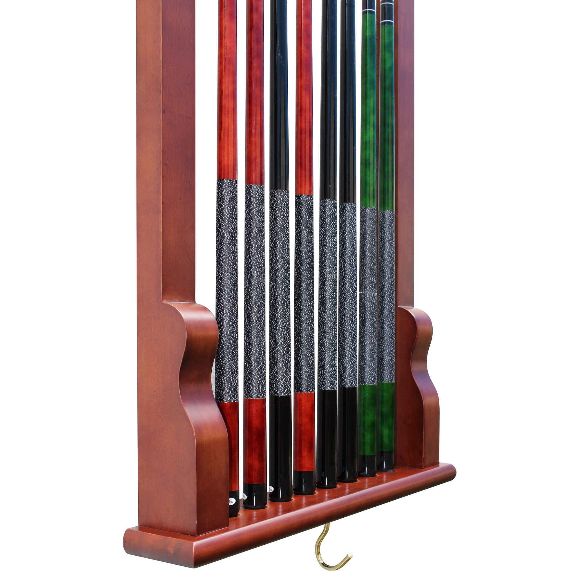 Vintage Wall Billiard Pool Cue Rack - Image 5