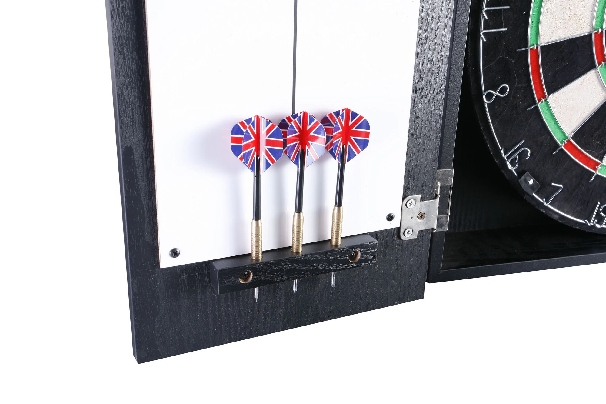 Winchester Regulation 18" Dartboard Cabinet Dart Board Set Steel Tip Darts - Image 4