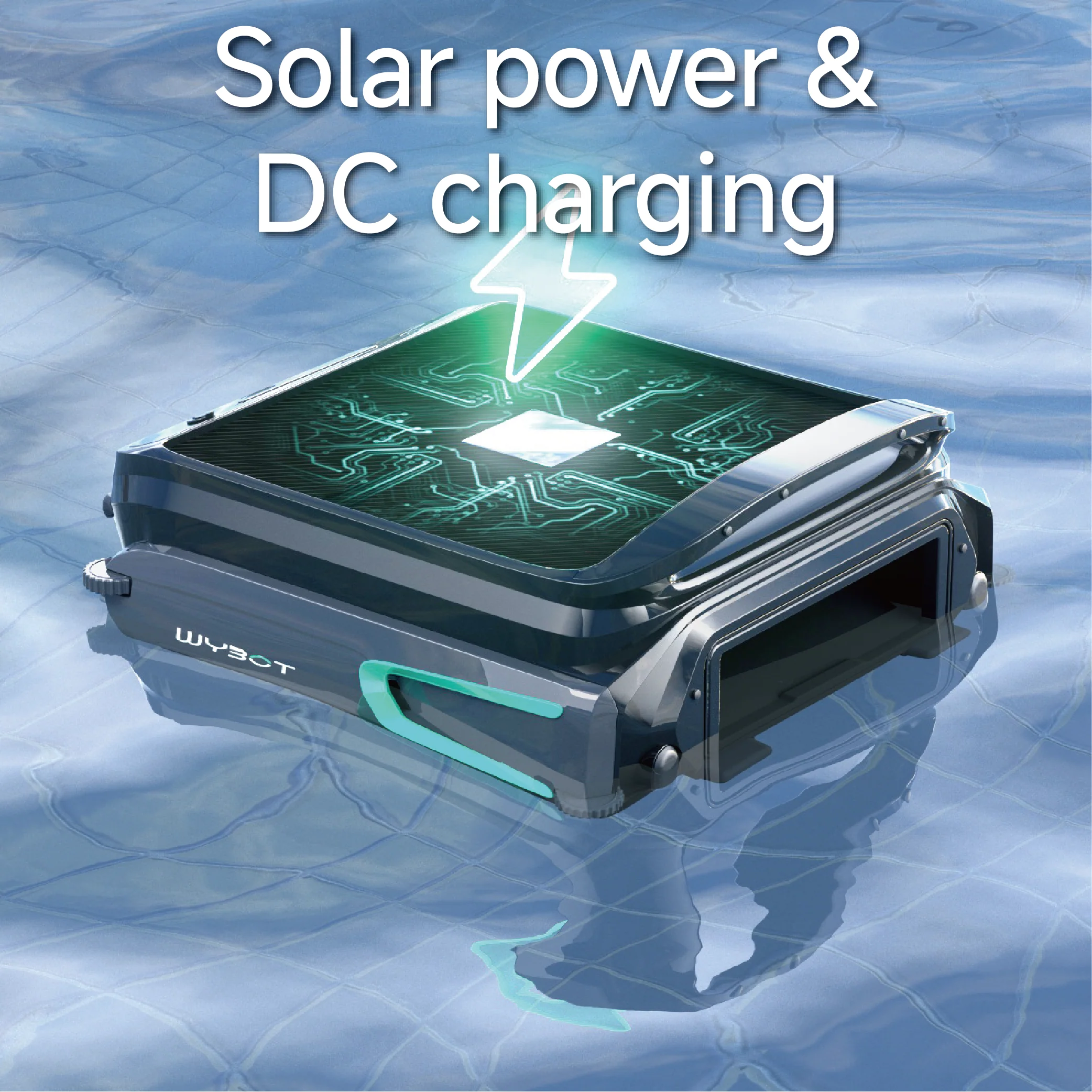 WYBOT F1 Pool Skimmer Solar Powered Robotic Cleaner - Image 11