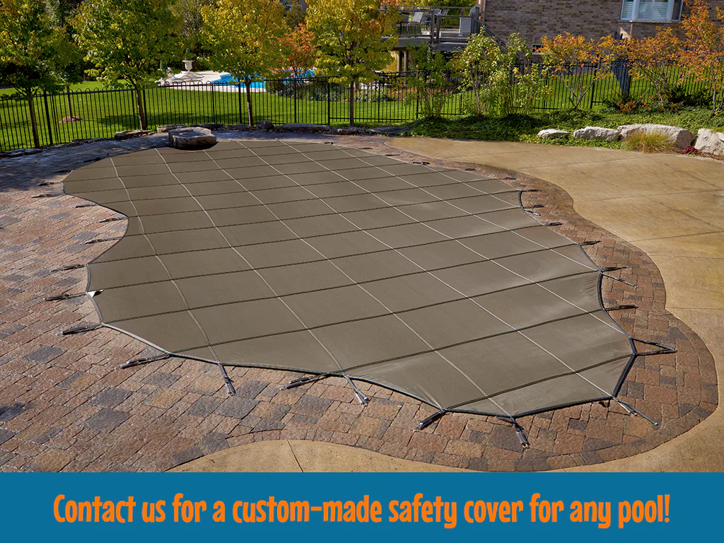 Yard Guard Deck-Lock Bloc Mesh 99 Rectangle In-Ground Swimming Pool Safety Cover - Image 4