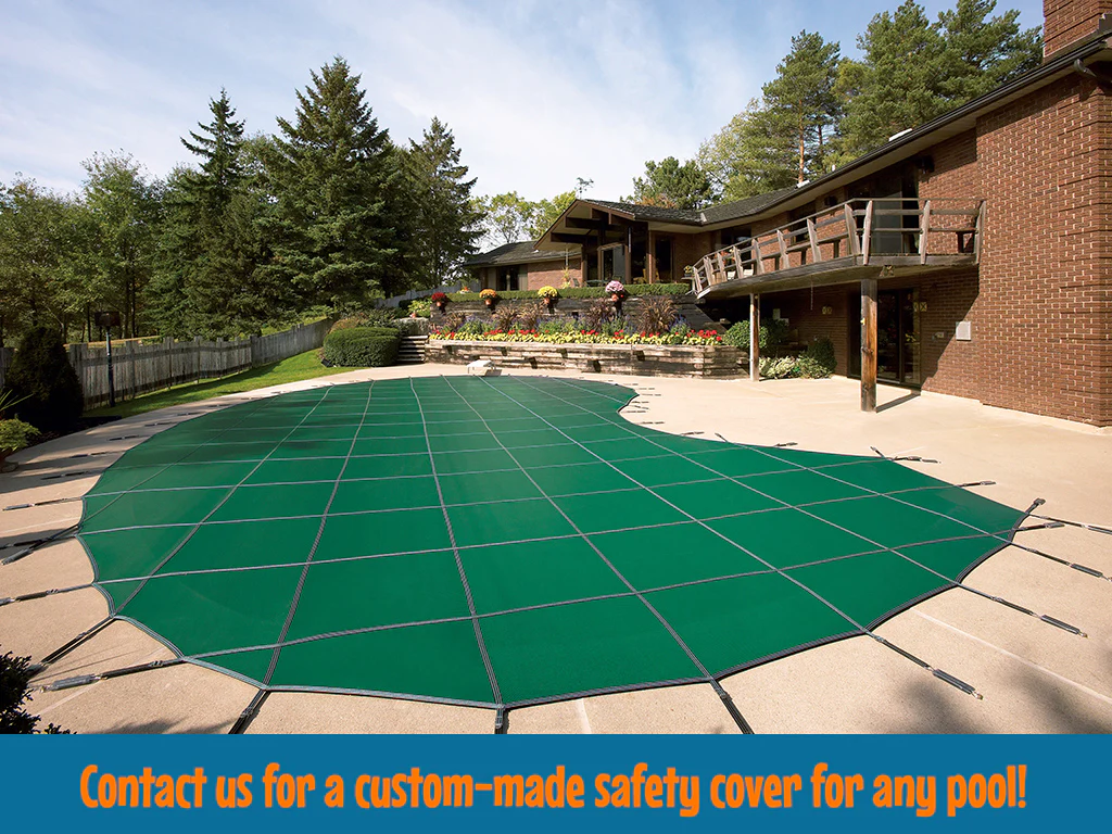 Yard Guard Deck-Lock Bloc Mesh 99 Rectangle In-Ground Swimming Pool Safety Cover - Image 6